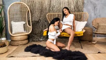Beautiful Asian and Czech Lesbians
